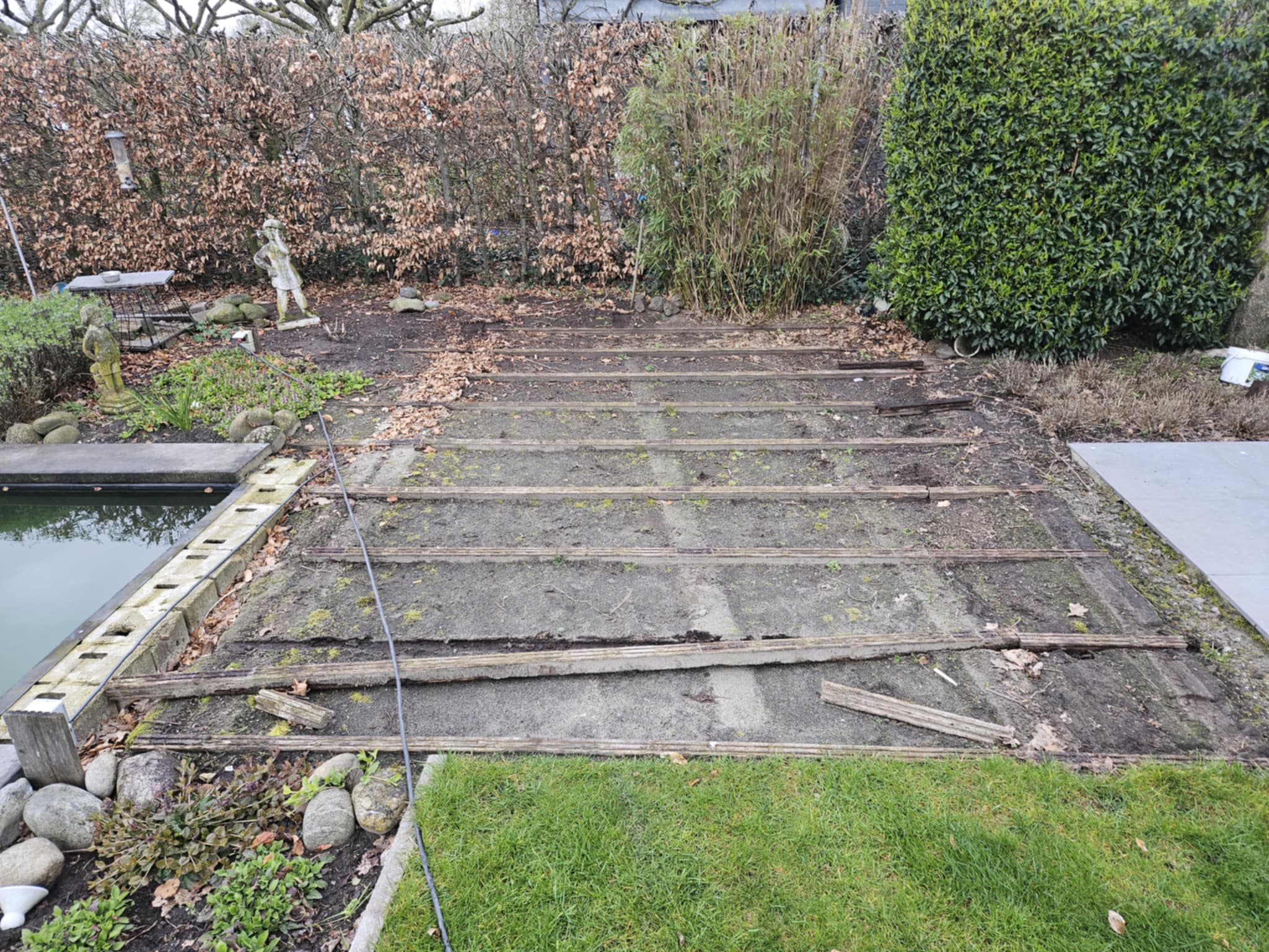 Tijdens de werkzaamheden